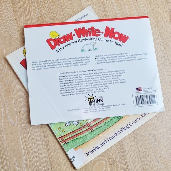 Draw Write Now Book 1 & Workbook Handwriting Learning Toddler Preschool - Picture 2 of 9